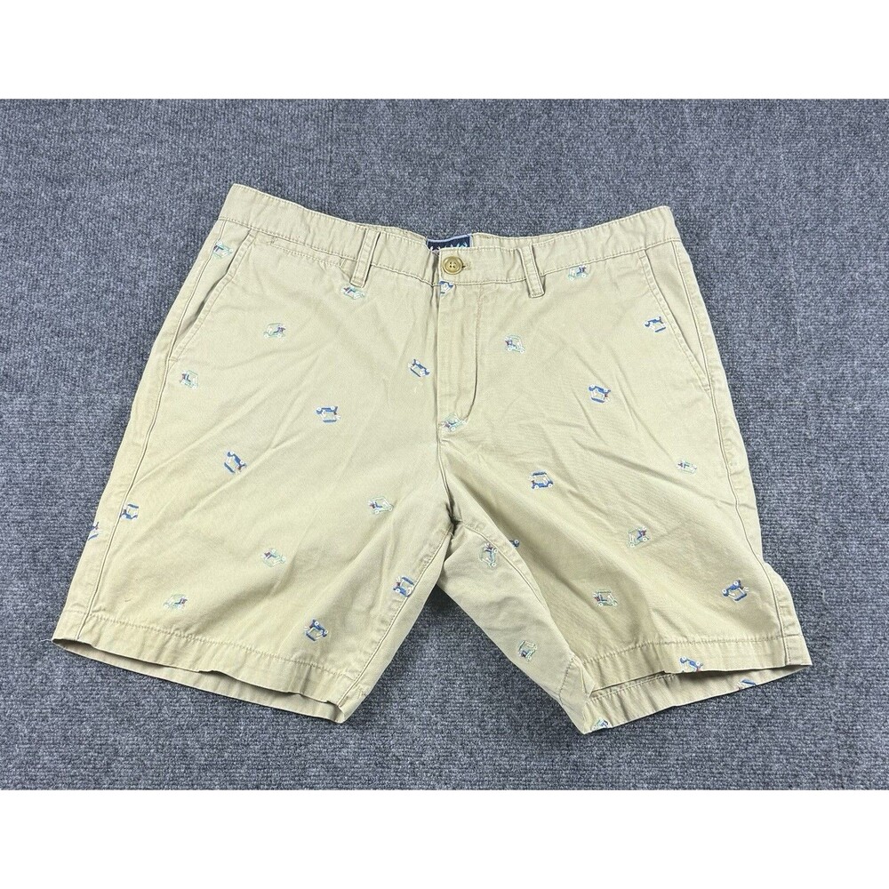 Charleston Threads men's size 36 Tan Golfers flat front shorts